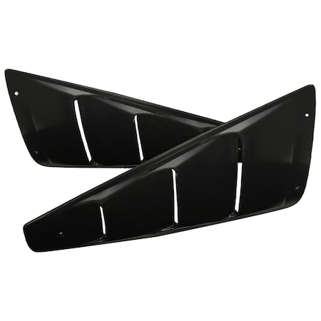 Spec-D Tuning 05-09 Ford Mustang Quarter Window Louver, WLUQ-MST05A WLUQ-MST05A